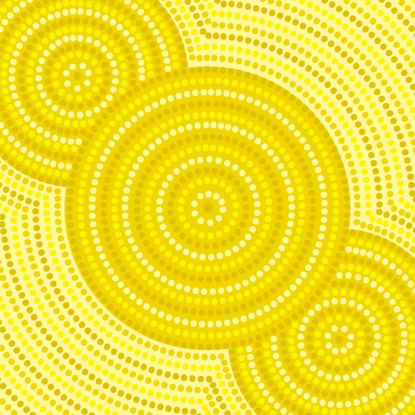 Абстрактная картина аборигенов в векторном формате — стоковый вектор