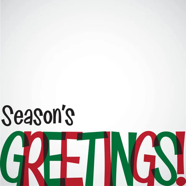 Cartão de Natal tipográfico brilhante em formato vetorial . —  Vetores de Stock