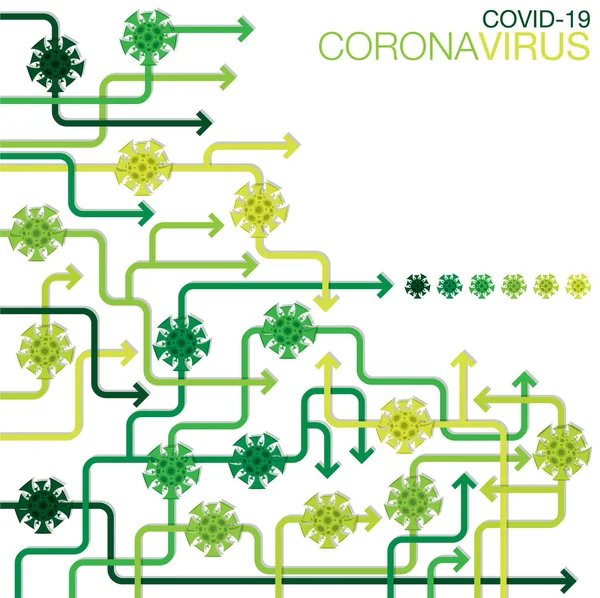 Coronavirus Covid 2019 Ncov Wuhan Virus Infografía Formato Vectorial — Vector de stock