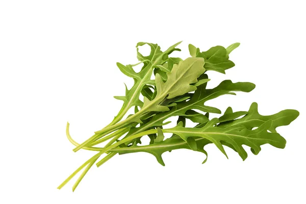 Rocket salad or arugula isolated on white background — Stock Photo, Image