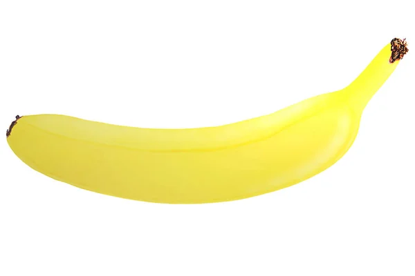 Izolované banán na bílém pozadí — Stock fotografie