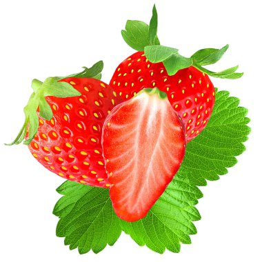 Tazelik çilek beyaz