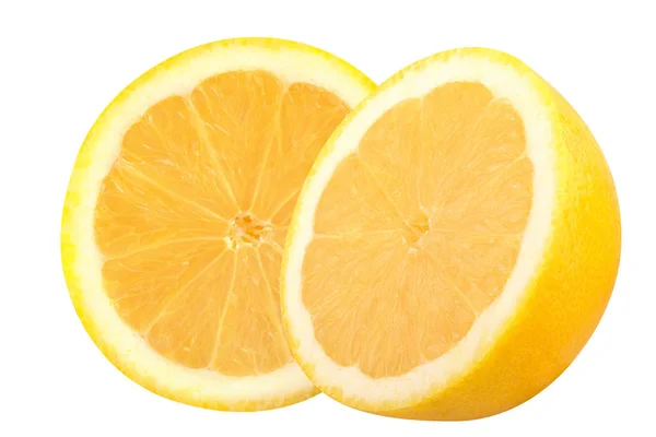 Fresh lemon isolated on white background — Stock Photo, Image