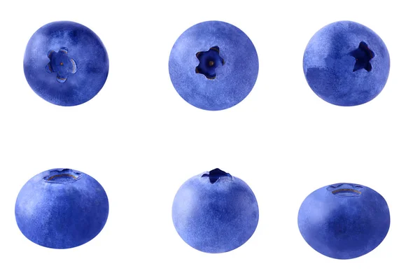 新鲜蓝莓隔离 — 图库照片