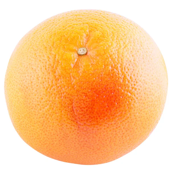 Jeden grapefruit izolovaných na bílém pozadí s ořezovou cestou — Stock fotografie