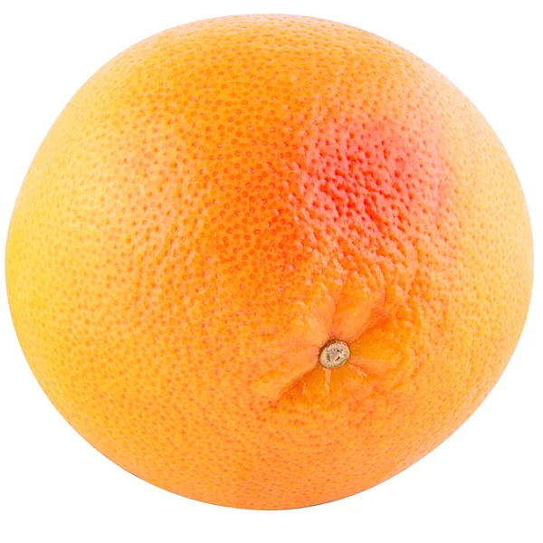 En färsk grapefrukt isolerad på vit med urklippsbana — Stockfoto