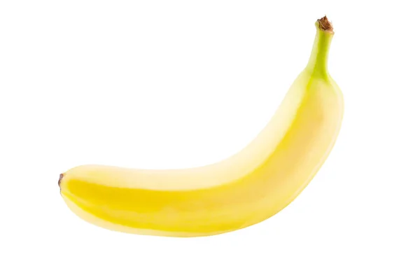 Un plátano fresco sobre fondo blanco —  Fotos de Stock