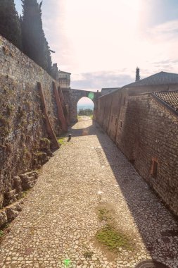  Büyük tahkimat Brescia Kalesi, İtalya