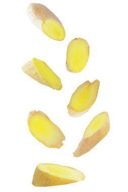 Düşen kabak üzerine beyaz izole