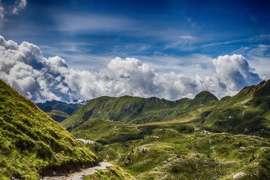 Güzel dağ manzarası. Alpler montains Bagolino, Brescia, İtalya'nın il içinde.