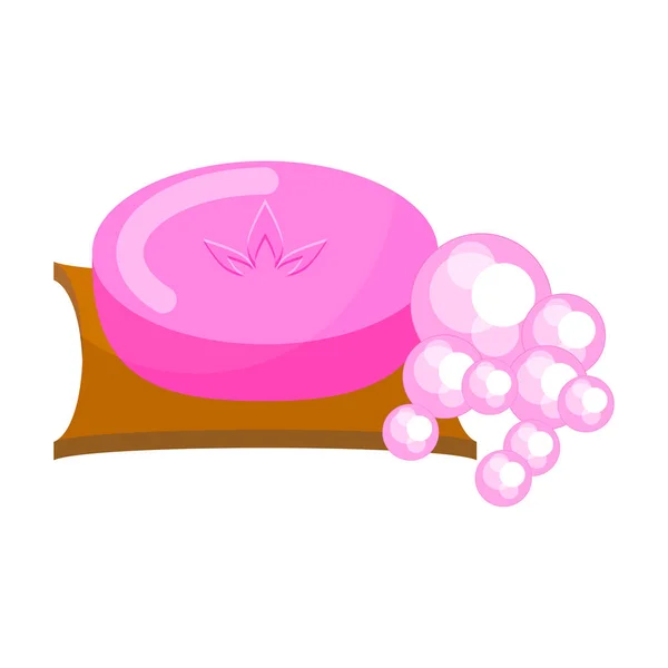 粉色肥皂泡沫气泡矢量. — 图库矢量图片
