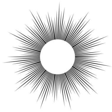 Vektör çizgi roman hız çizgileri arka plan.