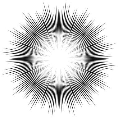 Vektör çizgi roman hız çizgileri arka plan.