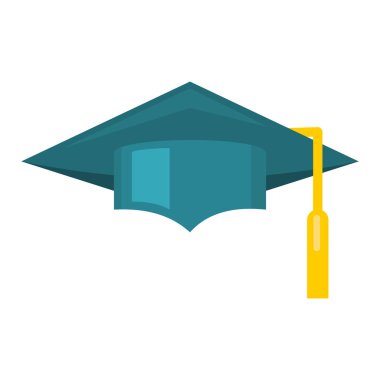 mezuniyet kapsülü vektör simgesi.