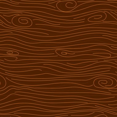 Koyu kahverengi ağaç doku vektör seamless modeli.