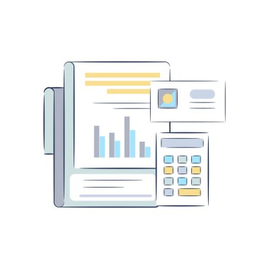 Count iş nesnesi vektör simgeler.