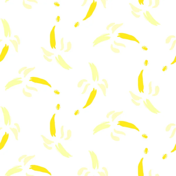 Bosquejos de silueta de plátano abstracto patrón de vector sin costura . — Vector de stock