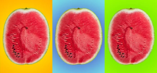 Wassermelonen-Pop-Art — Stockfoto