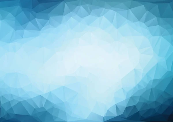 Poligonal açık mavi renkli