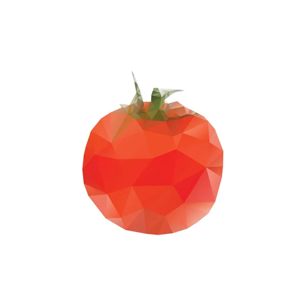 低聚风格红番茄 — 图库矢量图片