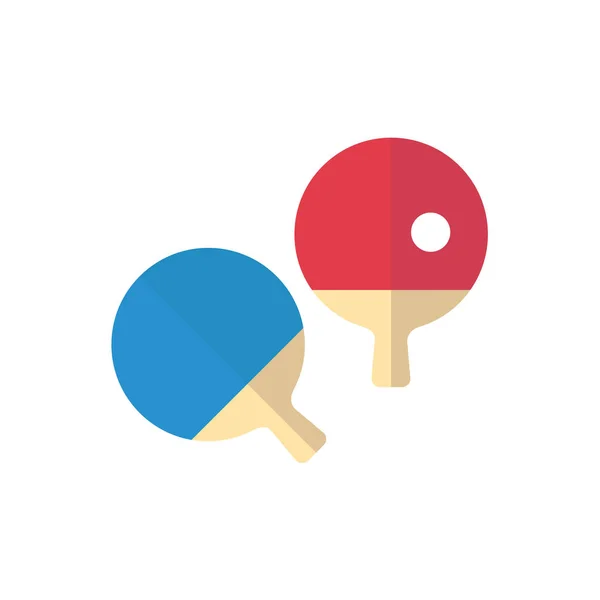 Ping pong isolerade platt design — Stock vektor