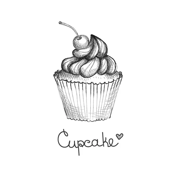 El kek kiraz ile çizilmiş