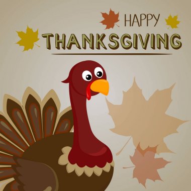 Şükran günü Türkiye'de arka plan. Şükran günün kutlu olsun kavramı yaprakları ile