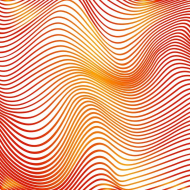 Arka plan turuncu modern eğrileri soyut eğri çizgiler