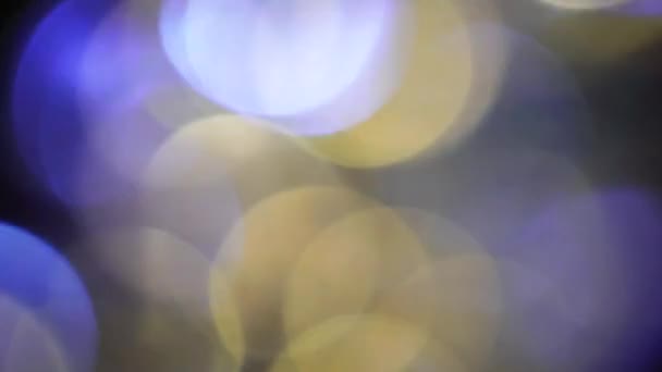 Abstrato Bokeh Colorido Closeup — Vídeo de Stock