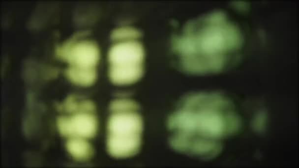 Gekleurde Wazige Abstracte Bewegende Lichtvlekken Achtergrond — Stockvideo