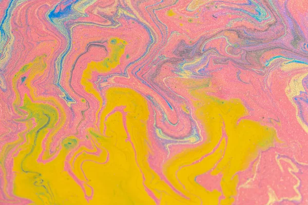 Fundo de cor abstrato de pinturas líquidas close-up — Fotografia de Stock