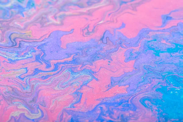 Latar belakang warna abstrak dari cat cair close-up — Stok Foto