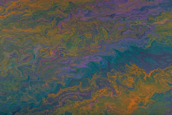 Abstrakter Farbhintergrund aus flüssigen Farben Nahaufnahme — Stockfoto