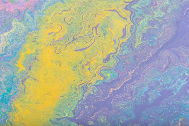 Sıvı boyalardan soyut renk arkaplanı