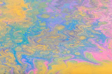 Sıvı boyalardan soyut renk arkaplanı