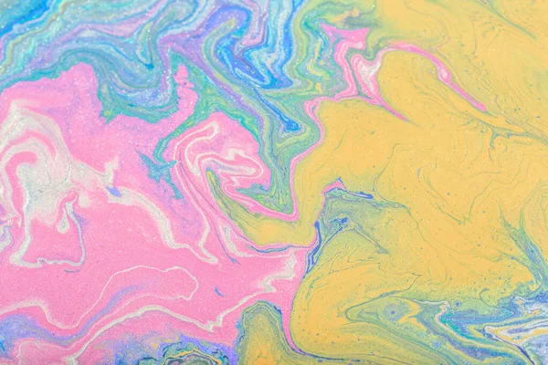Fundo de cor abstrato de pinturas líquidas — Fotografia de Stock