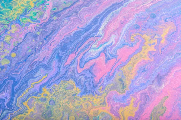 Абстрактный цвет фона из жидких красок — стоковое фото