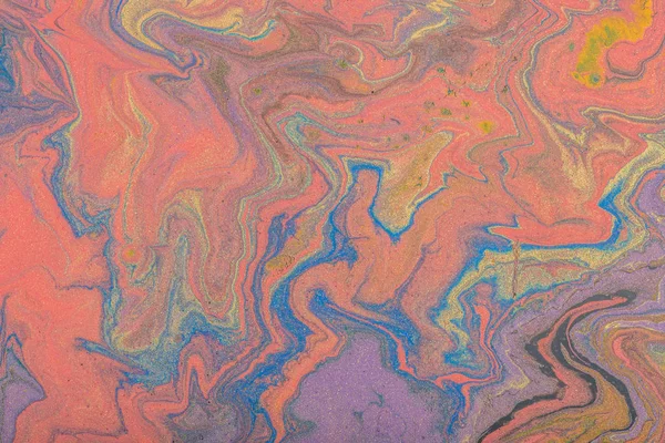 Latar belakang warna abstrak dari cat cair — Stok Foto