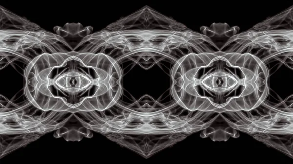 Patrón de repetición abstracto sobre un fondo negro . — Foto de Stock