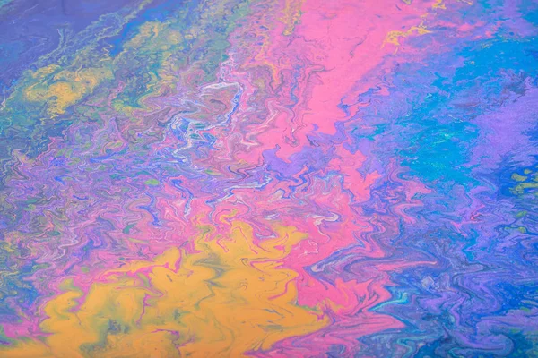 Latar belakang warna abstrak dari cat cair close-up — Stok Foto
