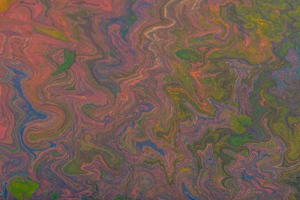 Fond de couleur abstrait de peintures liquides close-up — Photo