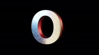 3D models of Arabic numerals with alpha channel. Transparent background