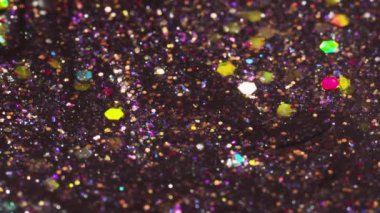 Çok renkli, hareketli sıvı boyaların soyut arkaplanı. Makro çekim