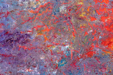 Çok renkli boya lekelerinin soyut arkaplanı.