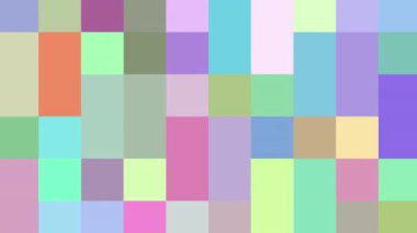 Soyut, dinamik olarak değişen, döngülenmiş geometrik arkaplan, 3d oluşturma