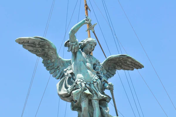 Estátua de anjo em Roma — Fotografia de Stock