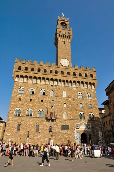 Palazzo Vecchio in Florenz, Italien — Stockfoto