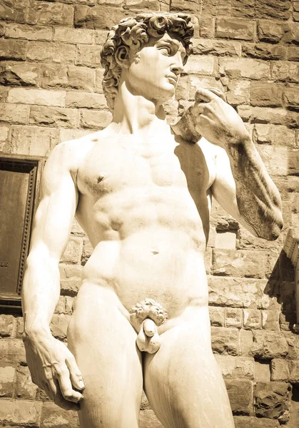Posąg Dawida we Florencji — Zdjęcie stockowe