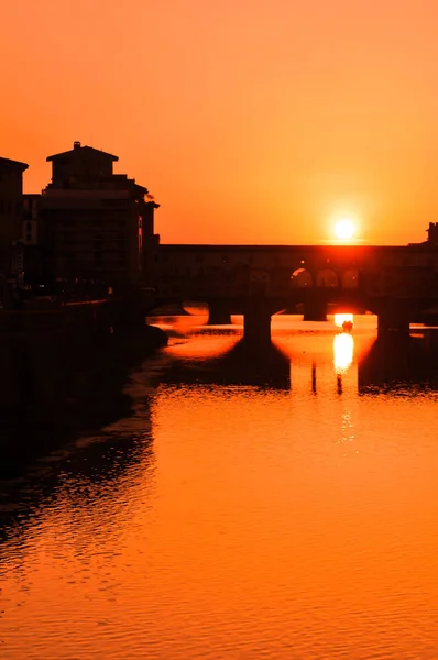 Západ slunce v Itálii — Stock fotografie