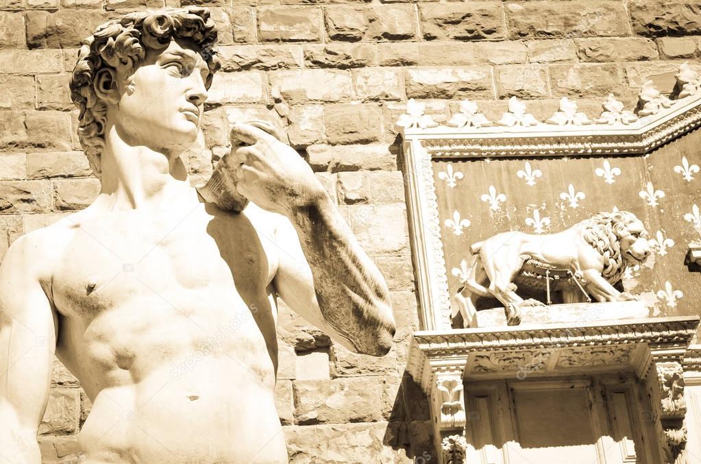 Statue of David in Florence 